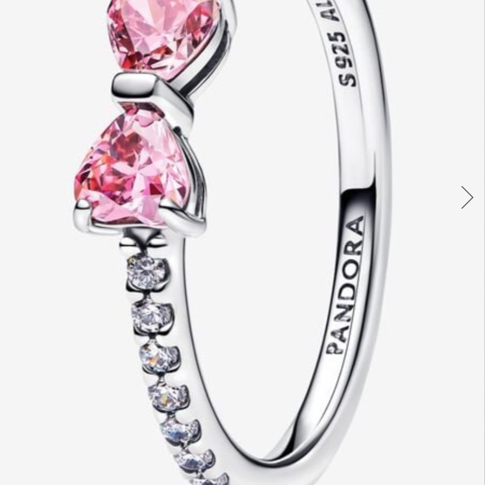 Pandora Pink Bow Ring